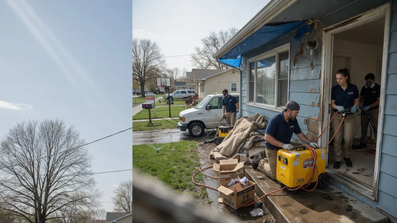 Basement Flood Cleanup in Comstock, MN near me